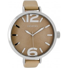 OOZOO Timepieces 48mm Sand Leather Strap C7510